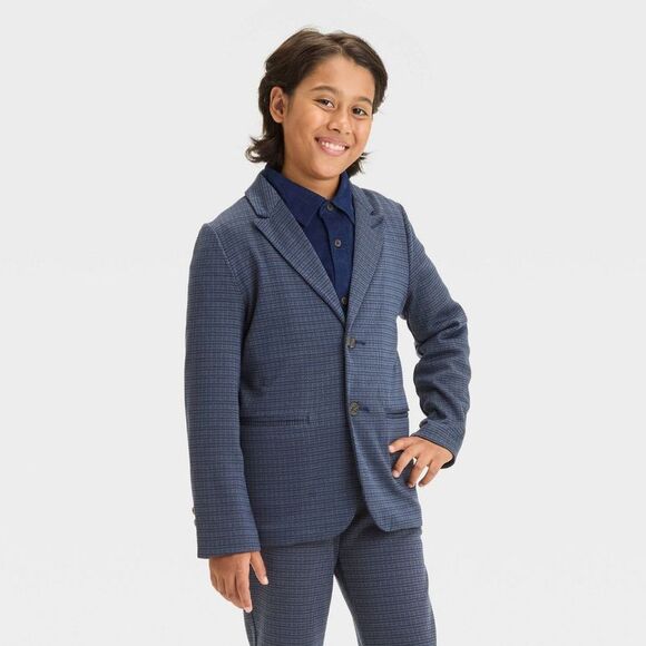 Cat & Jack Other - Cat & Jack - Boys' Knit Blazer - Cat & Jack Navy Blue 4 Navy Blue